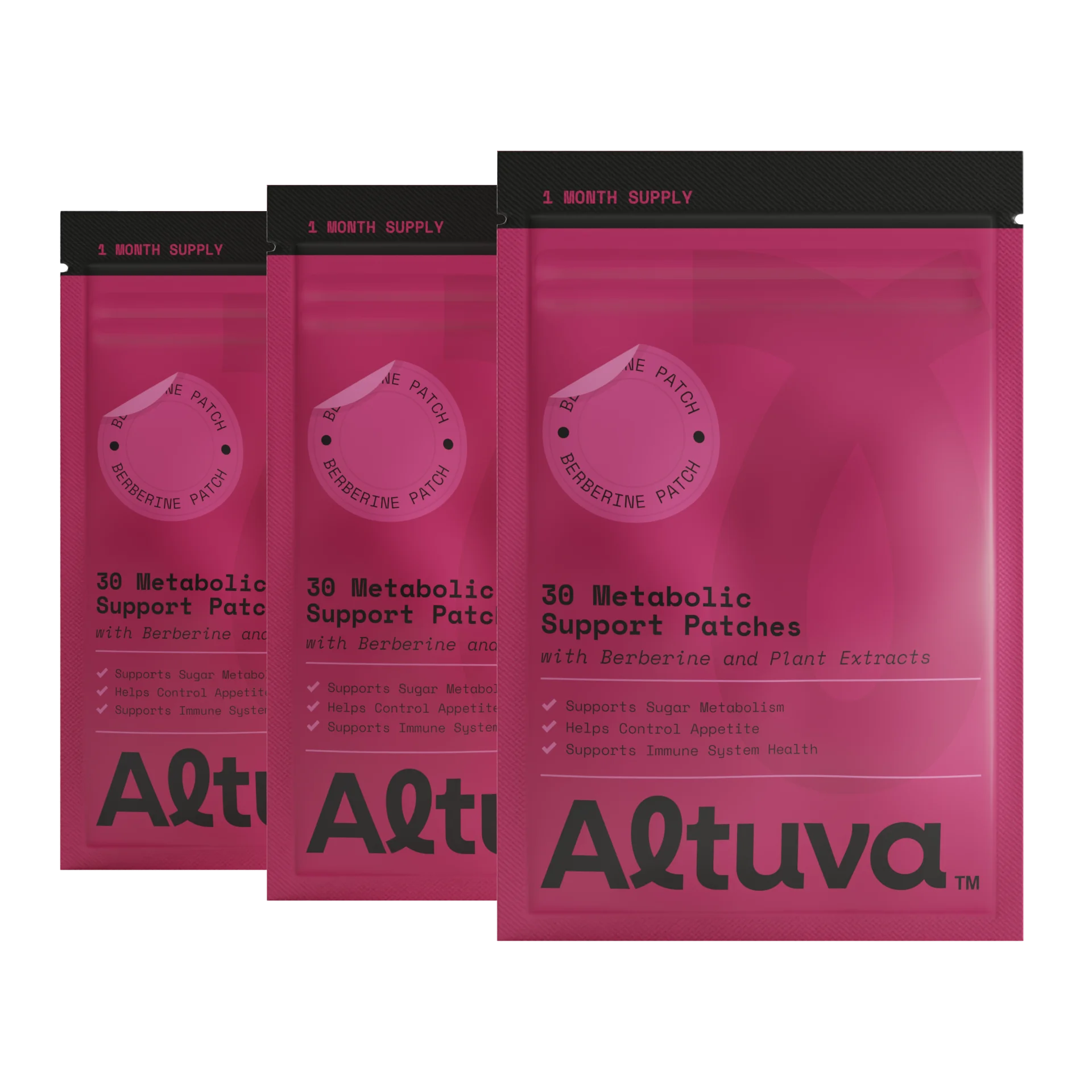 Altuva Berberine Patches Packungen